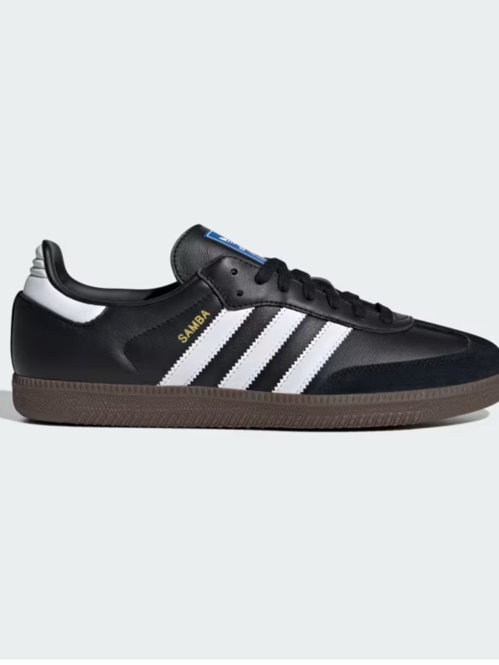 adidas Samba Low-Top Sneakers in Black/White